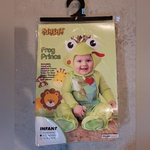 Frog prince halloween infant costume